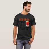 T-shirt Bourbon Definition Magic Brown Water For Fun Peopl (Devant entier)