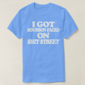 T-shirt Bourbon face à la rue (Design devant)