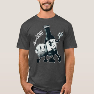 T-shirt BourBon Lover Fête en caoutchouc