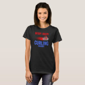 T-shirt Bourcez ! Bourcez ! Curling Takeout (Devant entier)