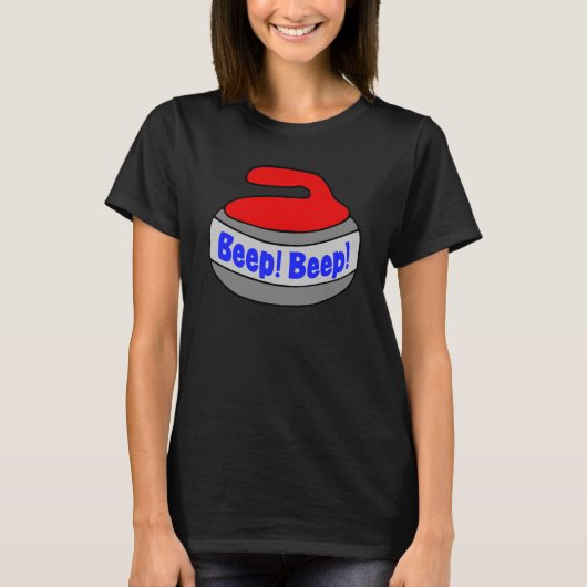 T-shirt Bourcez ! Bourcez ! Pierre de curling (Devant)