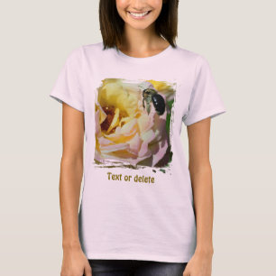 T-shirt Bourdon Rose Rose Pink Personnalisé