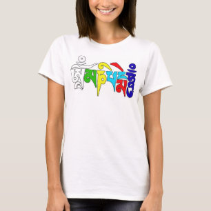 T-shirt bourdonnement de padme de l'OM mani