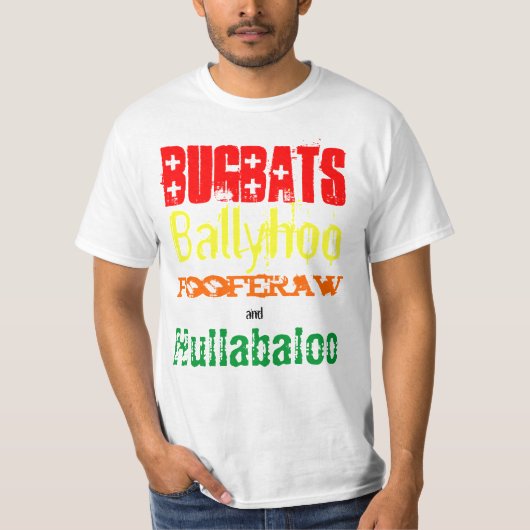 T-shirt Bourrage de crâne Fooferaw de Bugbats et tapage (Devant)