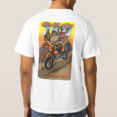T-shirt Bout 250 de singe de Moab - F+B - Orange (Dos)