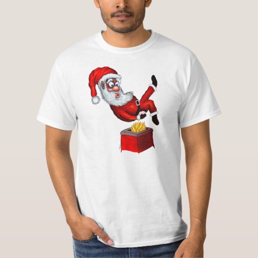 T-shirt Bout chaud de Père Noël (Devant)