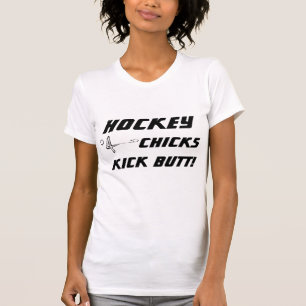 T-shirt Bout de coup-de-pied de poussins d'hockey