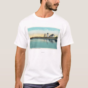 T-shirt Bout de fin de vue de Cape Cod de long point