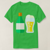 T-shirt Bouteille de bière (Design devant)
