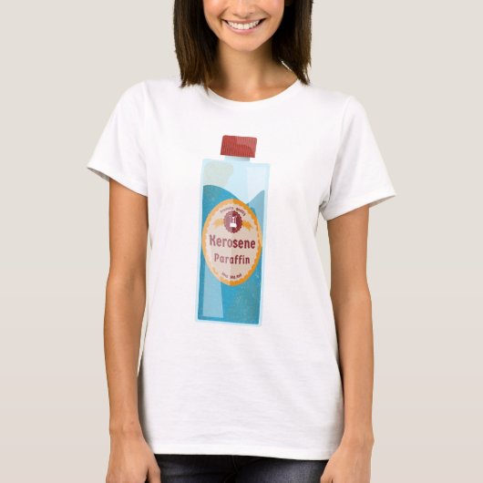 T-shirt Bouteille de kérosène Paraffine (Devant)