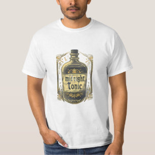 T-shirt Bouteille de potion Vintage Tonique de minuit Hall