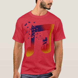 T-shirt Bouteille de tubes de musique