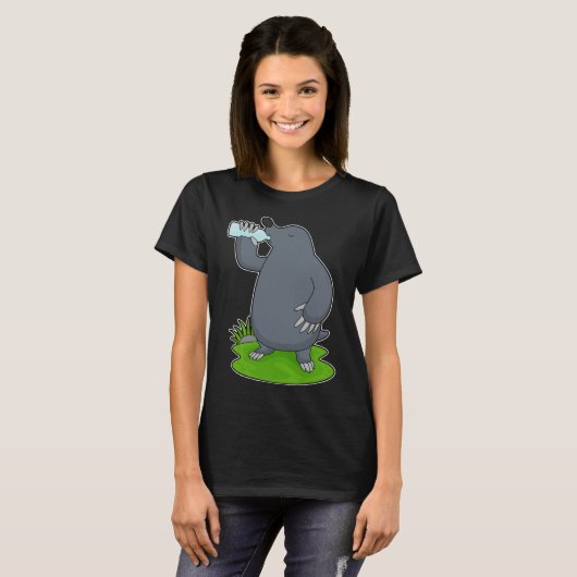 T-shirt Bouteille d'eau mole (Devant entier)