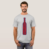 T-shirt bouteille_vin_alcool_charge_biture_humour1 (Devant entier)