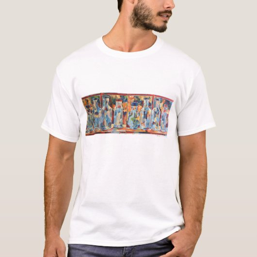 T-shirt Bouteilles de studio (Devant)