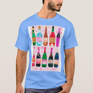 T-shirt Bouteilles Motif peinture 2