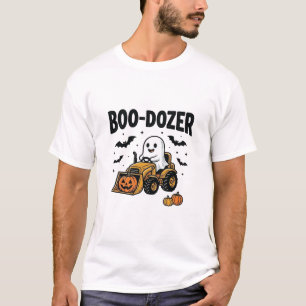T-shirt Bouteur fantôme Halloween Design de bouteur_1