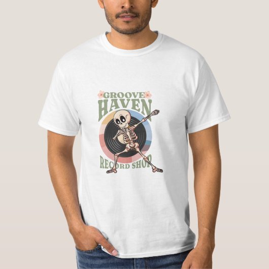 T-shirt Boutique de disques Groove Haven - Boutiques Vinta (Devant)