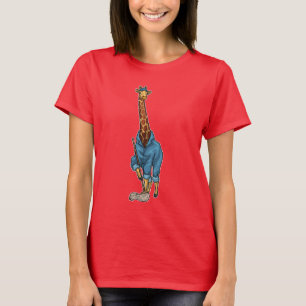 T-shirt Boutique de nettoyage de girafes