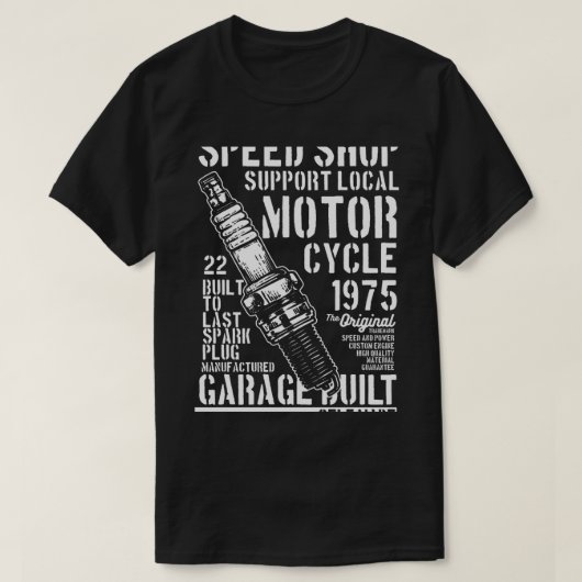 T-SHIRT BOUTIQUE MOTORCYCLE (Design devant)
