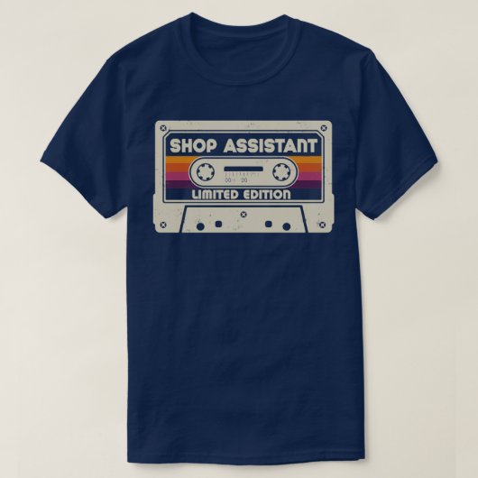 T-shirt BOUTIQUE profession d'assistant (Design devant)