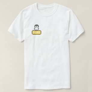 T-shirt Bouton de lecture Pixel Jeu Rétro