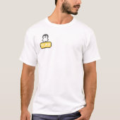 T-shirt Bouton de lecture Pixel Jeu Rétro (Devant)