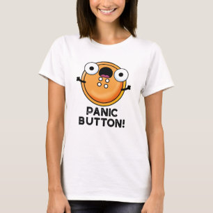 T-shirt Bouton de panique amusant jeu de couture