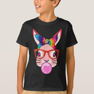 T-shirt Bouton de tête de teinture de jouet Bubble-gum