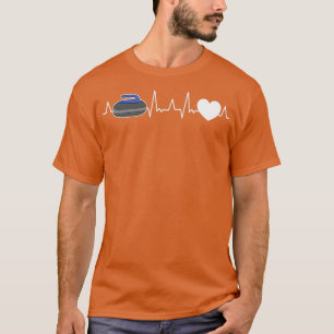 T-shirt Bouton de tir à bascule de curling 1