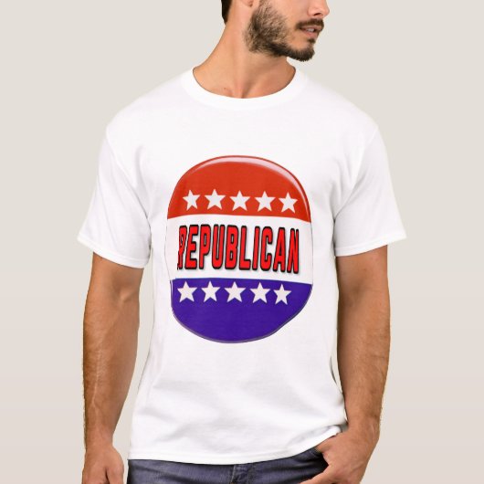 T-shirt Bouton républicain (Devant)