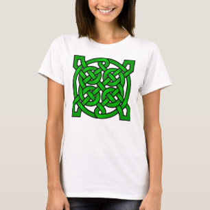 T-shirt Boutons celtiques verts
