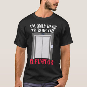 T-shirt Boutons d'ascenseur Mécanicien Technicien Construc