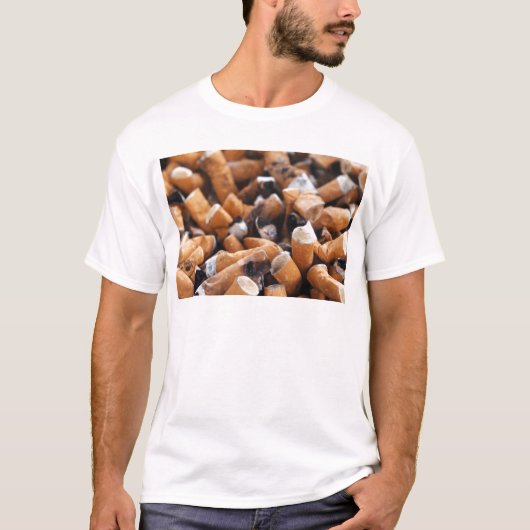 T-shirt Boutons de cigarette (Devant)