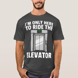 T-shirt Boutons de l'ascenseur Mécanicien-cadeau