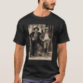 T-shirt Boutons Et Sundances Noirs Et Blancs Photo Enfants (Devant)