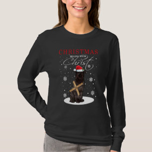 T-shirt Bouvier Des Flandres Noël Commence Avec Le Christ