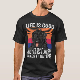 T-shirt Bouviers Des Flandres Rend Votre Vie Vintage