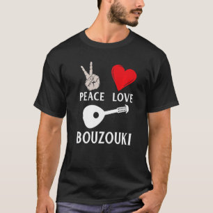 T-shirt Bouzouki Instrument de musique Irlandais Bouzouki 
