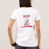 T-shirt Bouzz ! Rouge - retour (Dos)