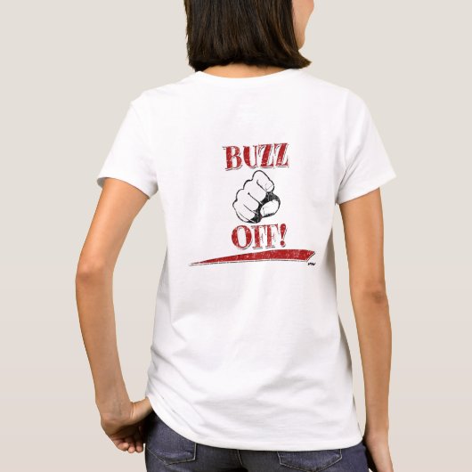 T-shirt Bouzz ! Rouge - retour (Dos)