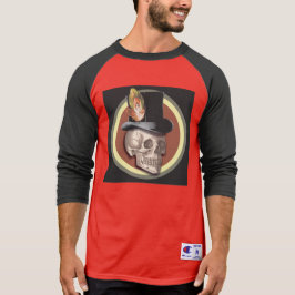 T-shirt bovenaan Donker