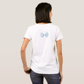T-shirt Bow bleu (Dos entier)