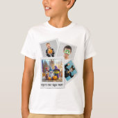 T-shirt Bow Crew Halloween Rhyme Ghost Monster Skeleton (Devant)