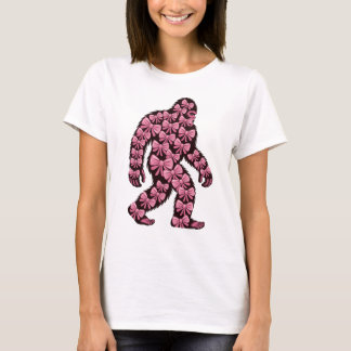 T-shirt Bow Cute Bigfoot