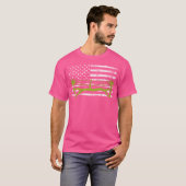 T-shirt Bow Hunter Bowhunter Broadhead Drapeau Usa (Devant entier)