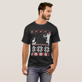 T-shirt Bow Hunter Ugly Christmas Sweater Archery Deer Hun (Devant entier)