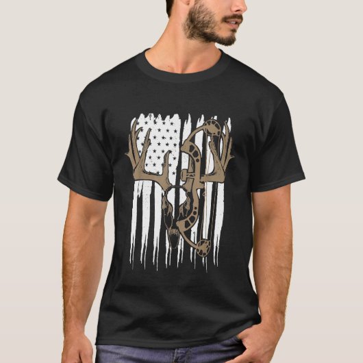 T-shirt Bow Hunting Deer (Devant)