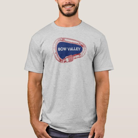T-shirt Bow Valley Rock Escalade Carabiner (Devant)