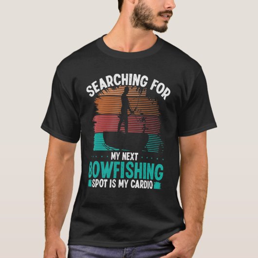 T-shirt Bowfisher BowFishing Spot Bowhunter Fisher (Devant)